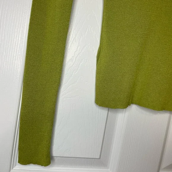 Vintage Y2K Green Gucci Silk Top Blouse size Small - Picture 5 of 9
